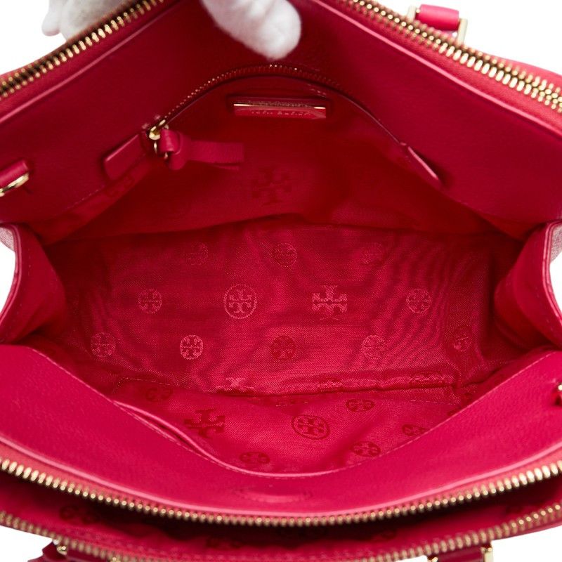 Other Other Tory Burch 2WAY Leather Handbag Pink Leather Handbag in Very Good Condition Size ONE SIZE - 6 Thumbnail