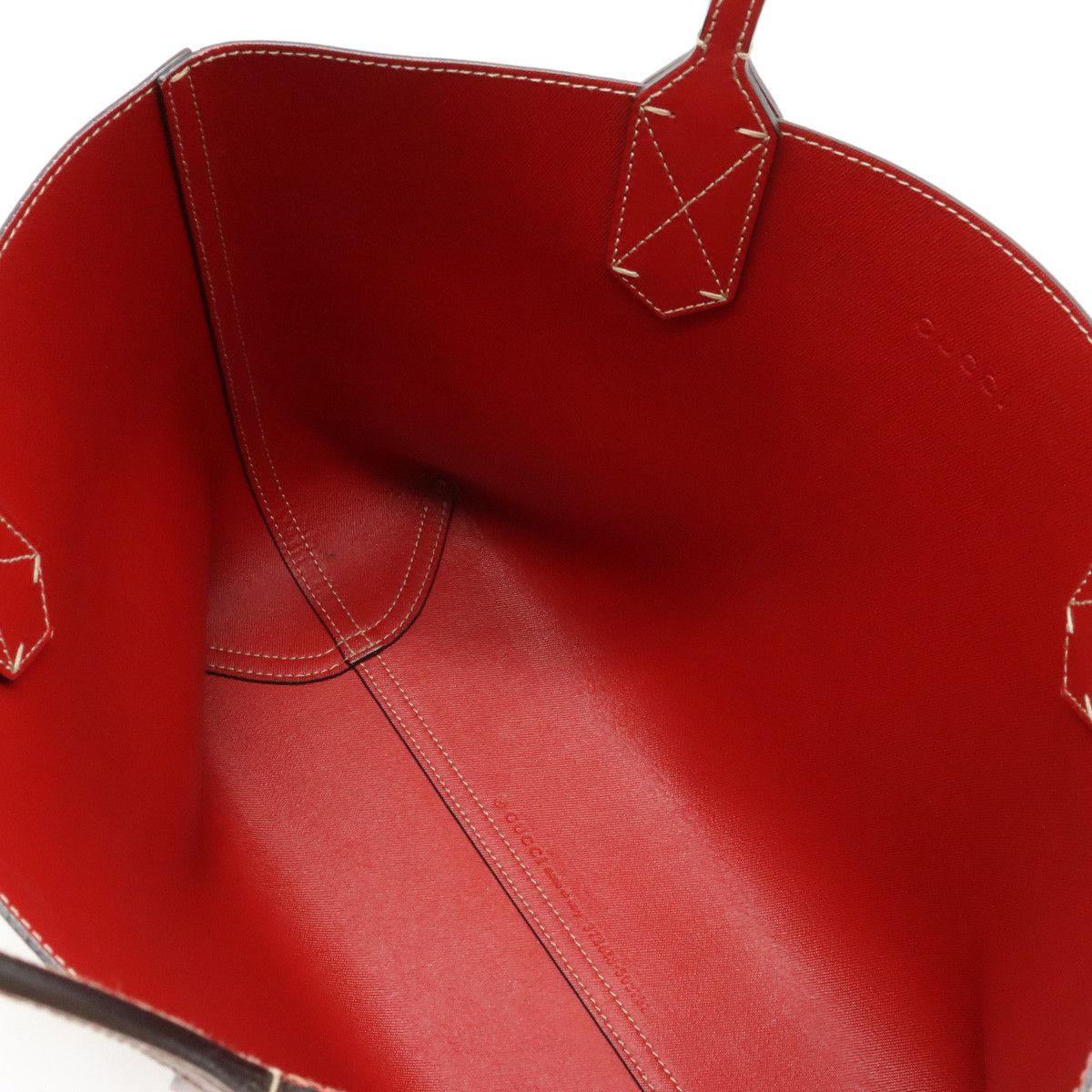 Gucci Gucci Gucci GG Supreme Tote Bag Reversible PVC Leather Plastic Tote Bag 372618 in Very Good Condition Size ONE SIZE - 5 Thumbnail