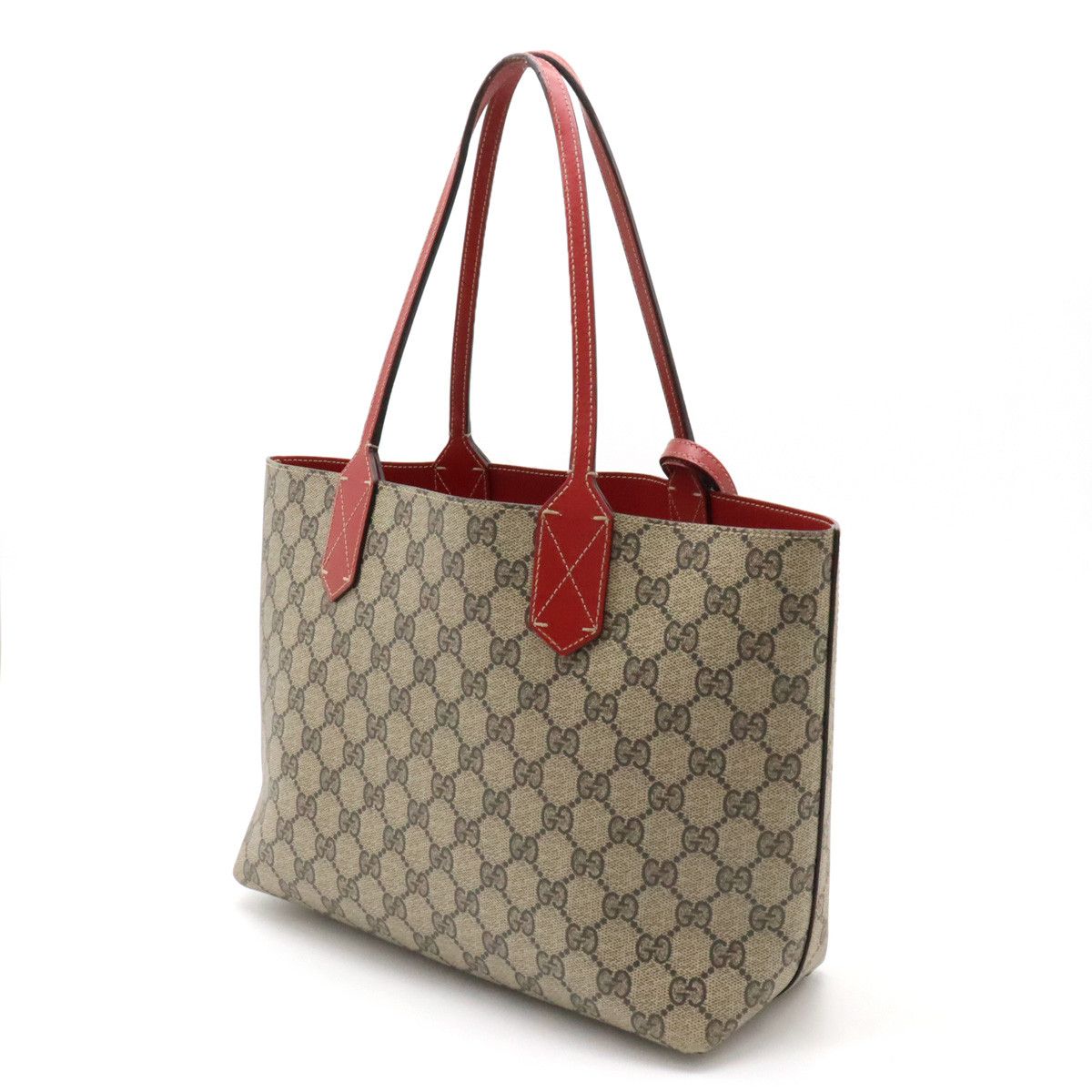 Gucci Gucci Gucci GG Supreme Tote Bag Reversible PVC Leather Plastic Tote Bag 372618 in Very Good Condition Size ONE SIZE - 2 Thumbnail