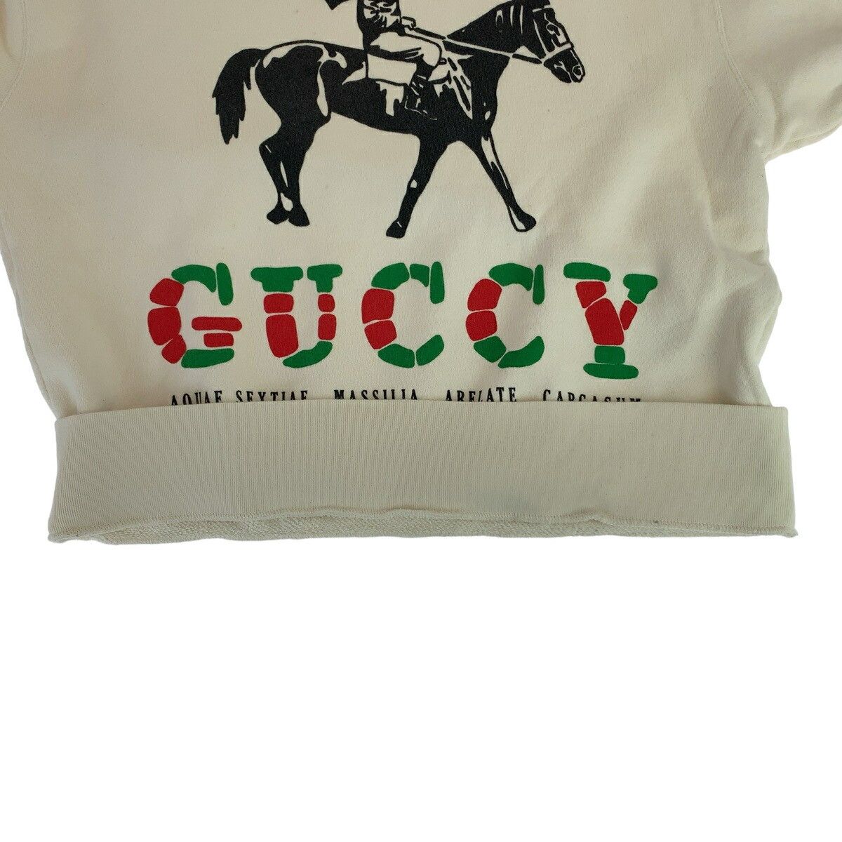Gucci Gucci Gucci Cotton Wing Jockey Sweatshirt S Cotton Sweatshirts & Hoodies 475532 XJAKP Size ONE SIZE - 8 Thumbnail