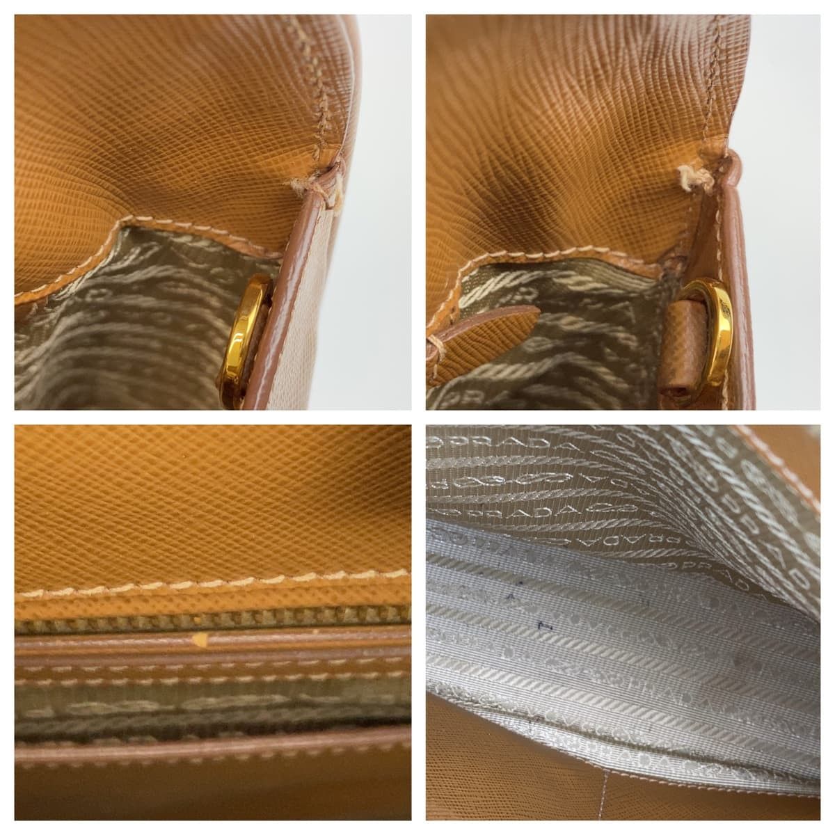 Prada Prada Saffiano Leather Promenade 2WAY Bag Leather Crossbody Bag