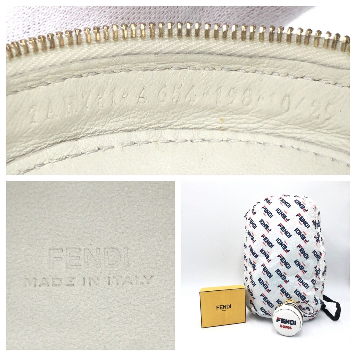 Fendi Fendi Fendi Nylon Backpack with Pouch Canvas Backpack 405209 in Very Good Condition Size ONE SIZE - 7 Thumbnail