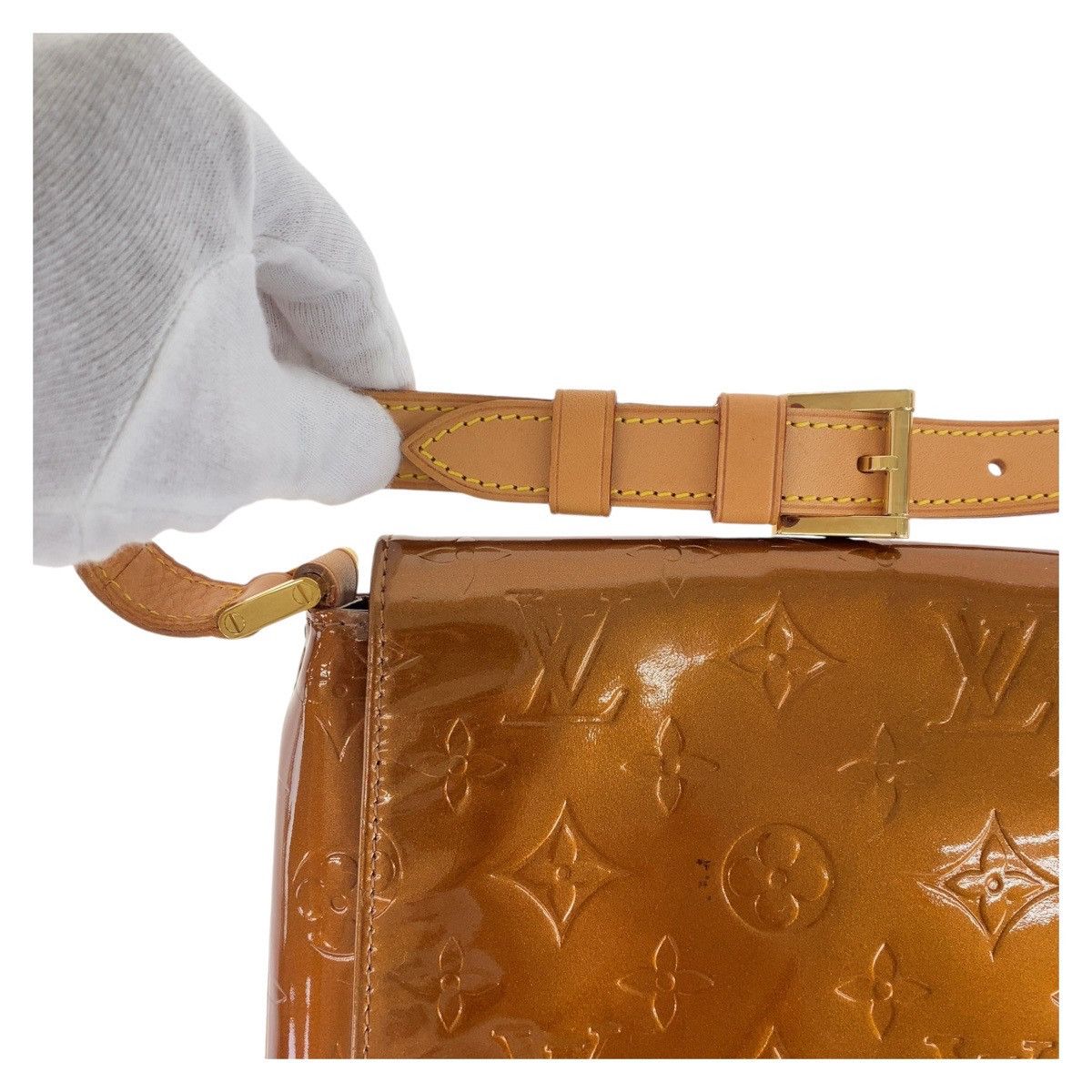 Louis Vuitton Louis Vuitton Louis Vuitton Vernis Thompson Street Shoulder Bag Leather Crossbody Bag M91124 in Very Good Condition Size ONE SIZE - 5 Thumbnail