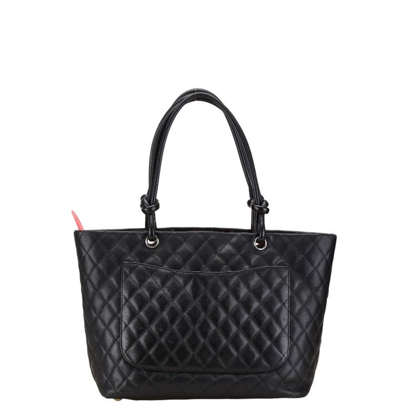 Chanel Chanel Chanel Cambon Line Coco Mark Large Tote Bag Leather Tote Bag A25169 in Very Good Condition Size ONE SIZE - 3 Thumbnail