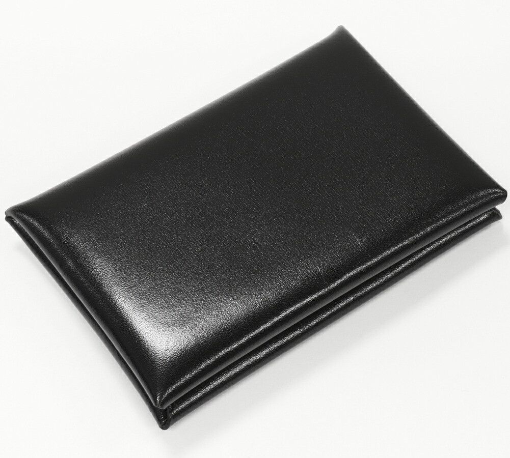 Hermes Hermes Hermes Calvi Card Case Black Leather Business card case 2402807 in Pristine Condition Size ONE SIZE - 2 Thumbnail
