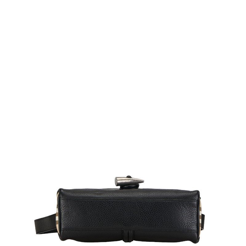 Burberry Burberry Burberry Nova Check Leather Shoulder Bag Leather Shoulder Bag in Very Good Condition Size ONE SIZE - 4 Thumbnail