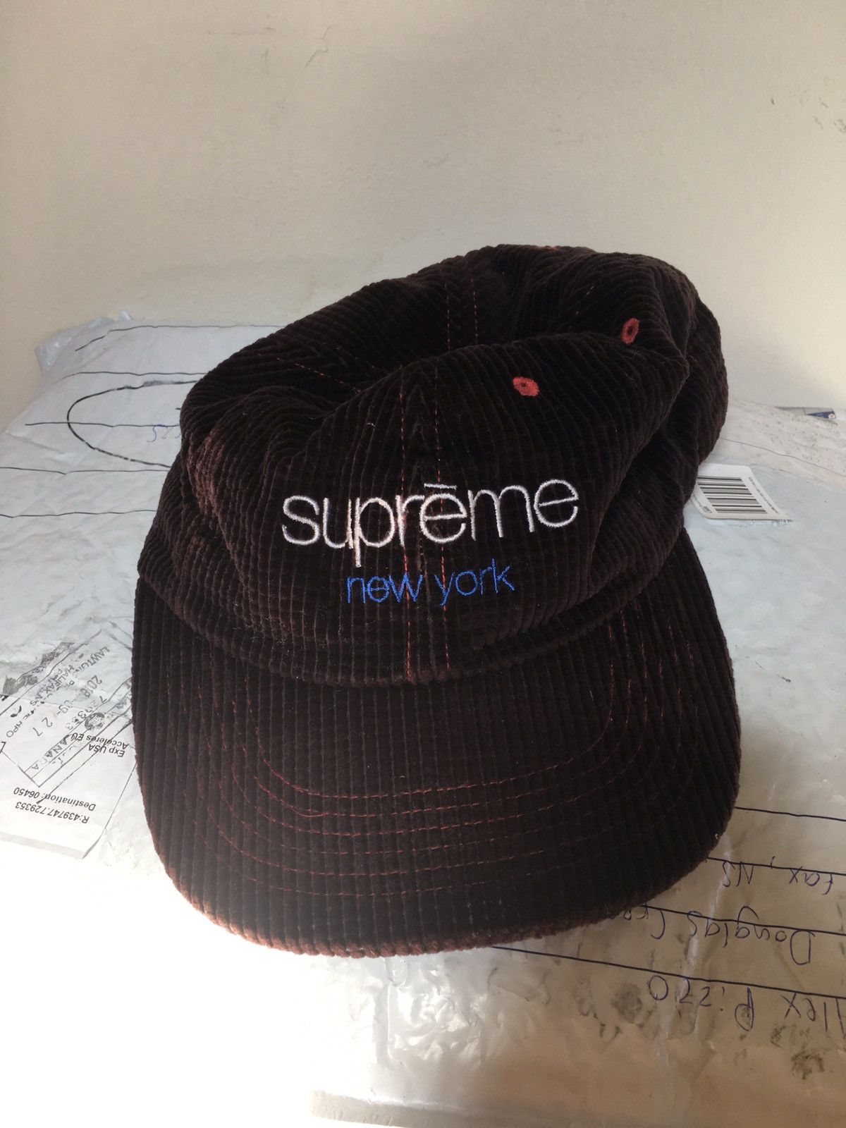 Supreme Classic Logo Corduroy | Grailed