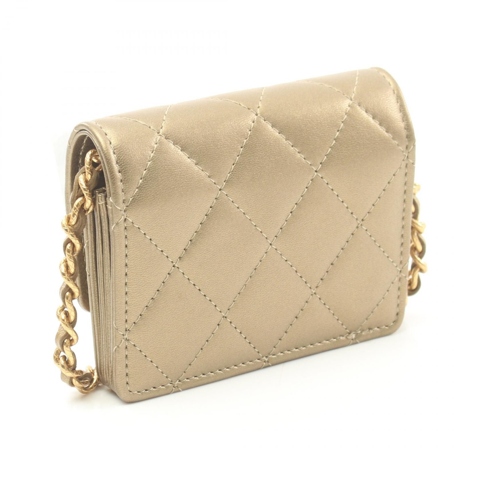 Chanel Chanel CC Mini Flap Wallet Leather Shoulder Bag AP2409 in Great Condition Size ONE SIZE - 2 Thumbnail