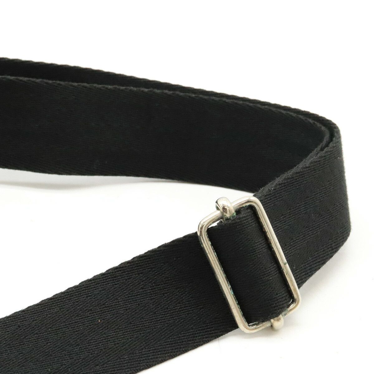 Hermes Hermes Hermes Acapulco Bandouliere MM Shoulder Bag Black Canvas Crossbody Bag in Good Condition Size ONE SIZE - 4 Thumbnail