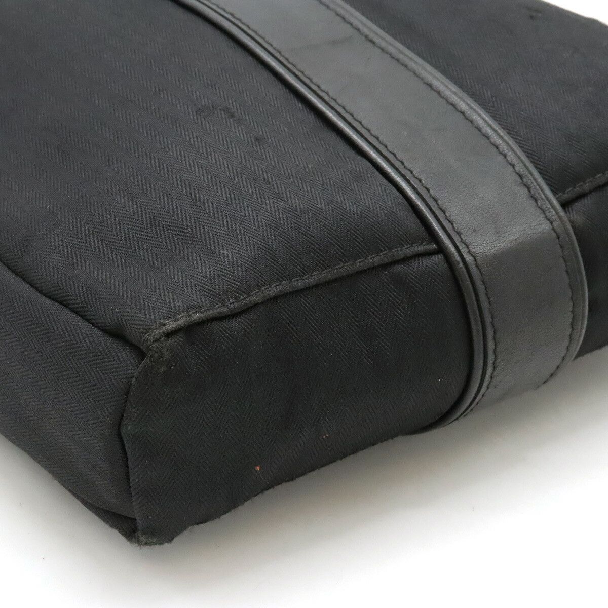 Hermes Hermes Hermes Acapulco Bandouliere MM Shoulder Bag Black Canvas Crossbody Bag in Good Condition Size ONE SIZE - 3 Thumbnail