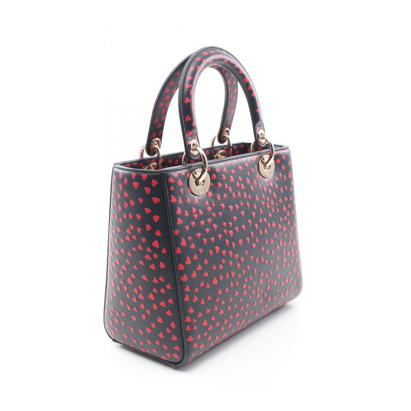 Dior Dior Lady Dior I Love Paris Leather Handbag M0518OSGA in Great Condition Size ONE SIZE - 2 Thumbnail