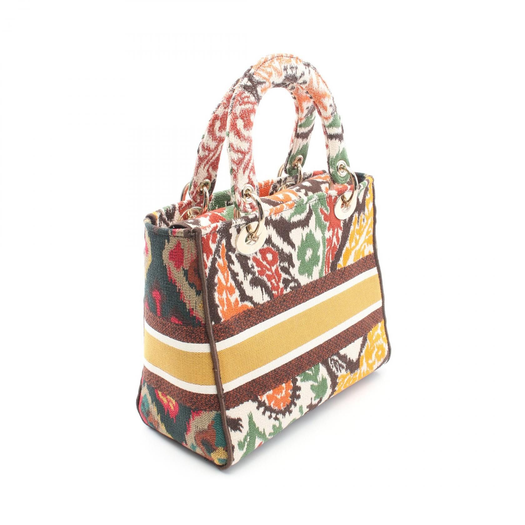 Dior Dior Lady D-Lite Medium Bag Canvas Shoulder Bag M0565OJAP in Great Condition Size ONE SIZE - 2 Thumbnail