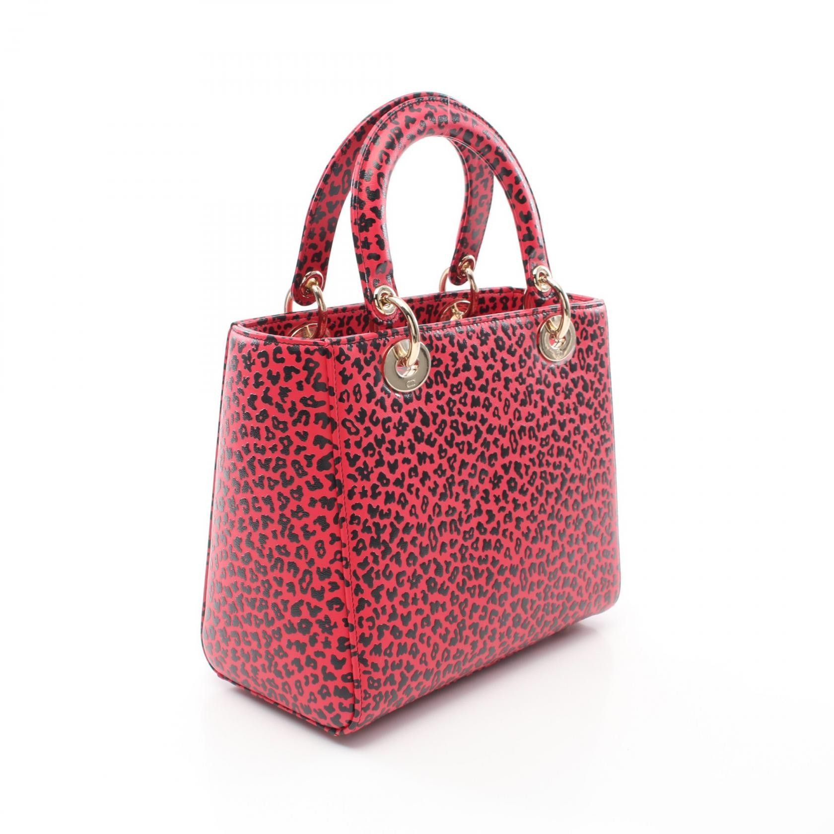 Dior Dior Lady Dior I Love Paris Leather Handbag M0518OSGA in Great Condition Size ONE SIZE - 2 Thumbnail