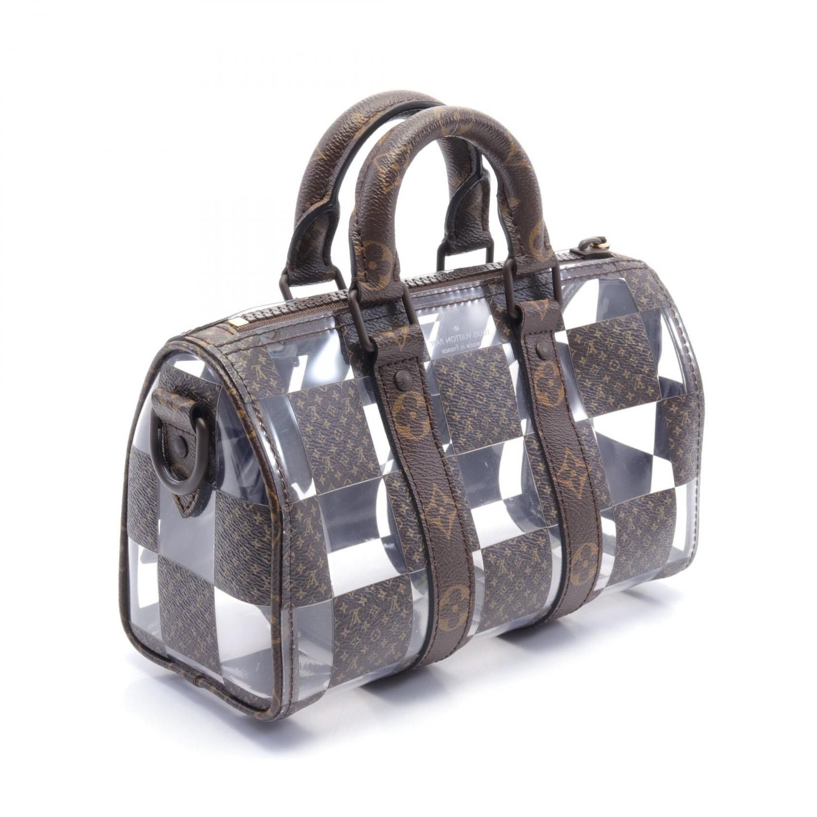 Louis Vuitton Louis Vuitton Monogram Chess Keepall Bandouliere 25 Canvas Handbag M20872 in Great Condition Size ONE SIZE - 2 Thumbnail
