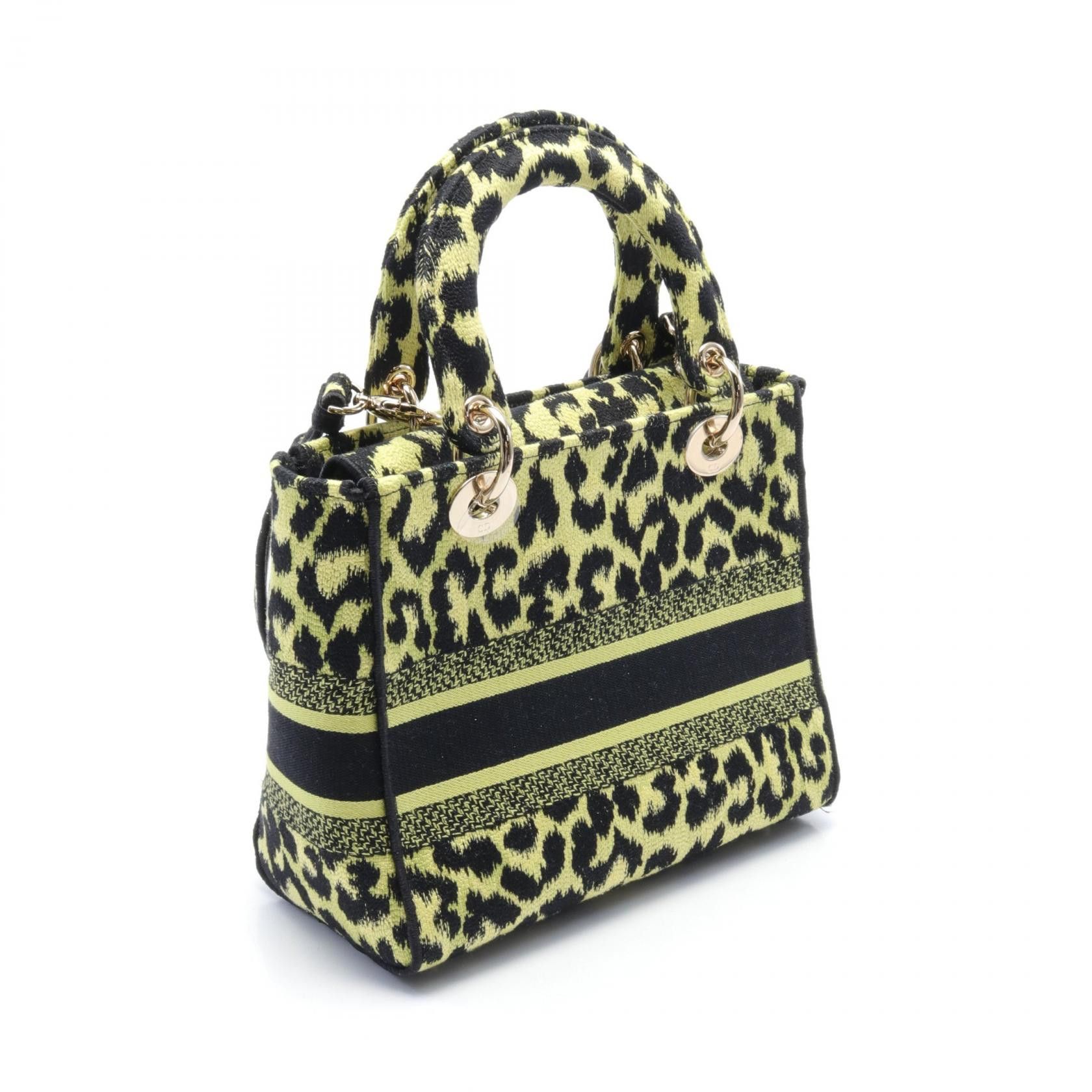 Dior Dior Lady D-Lite Medium Bag Canvas Shoulder Bag M0565OTGT in Great Condition Size ONE SIZE - 2 Thumbnail