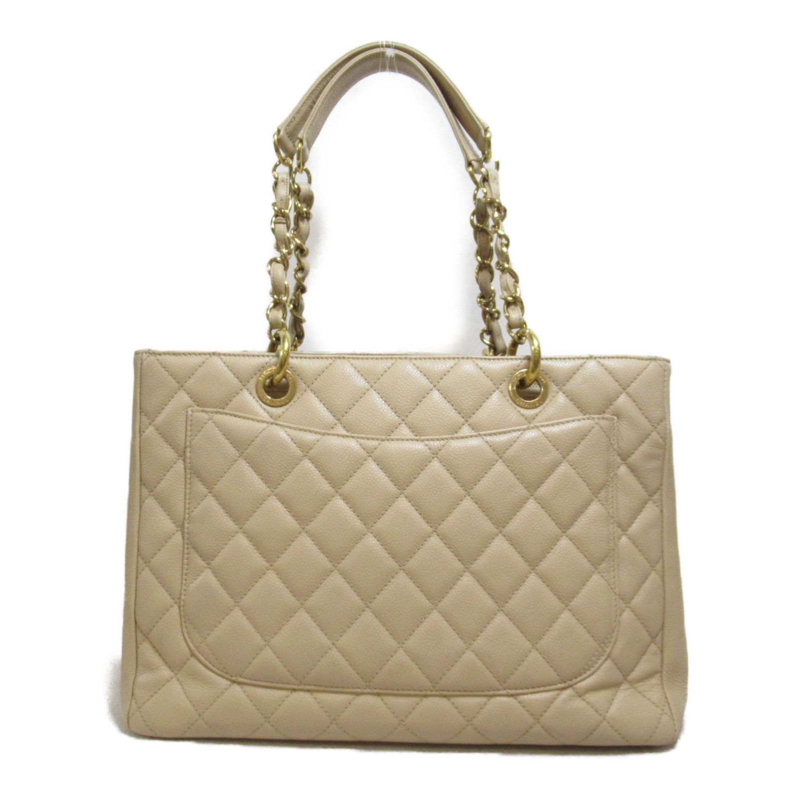 Chanel Chanel CC Caviar Grand Shopping Tote Leather Tote Bag 14188377 in Great Condition Size ONE SIZE - 2 Thumbnail