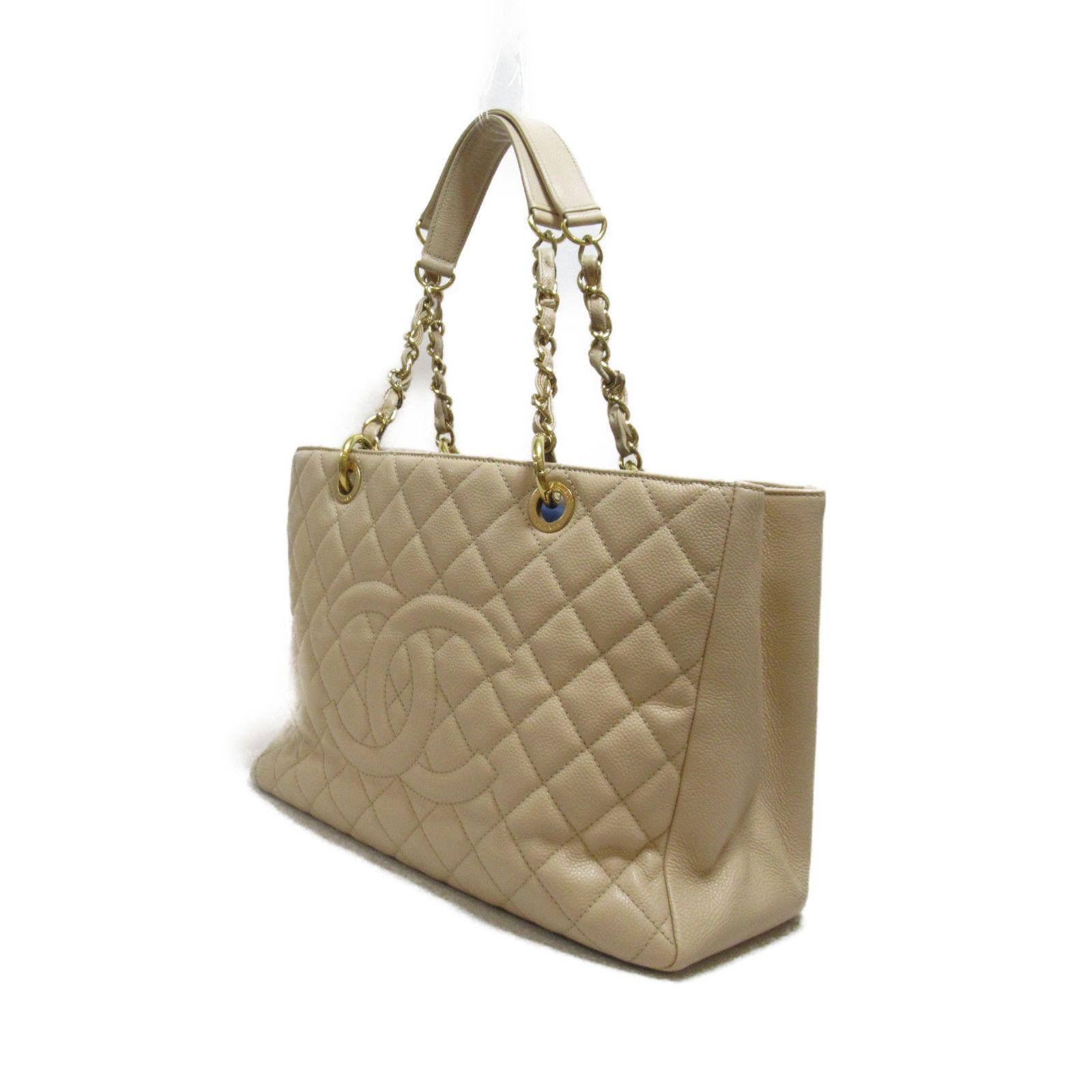 Chanel Chanel CC Caviar Grand Shopping Tote Leather Tote Bag 14188377 in Great Condition Size ONE SIZE - 3 Thumbnail