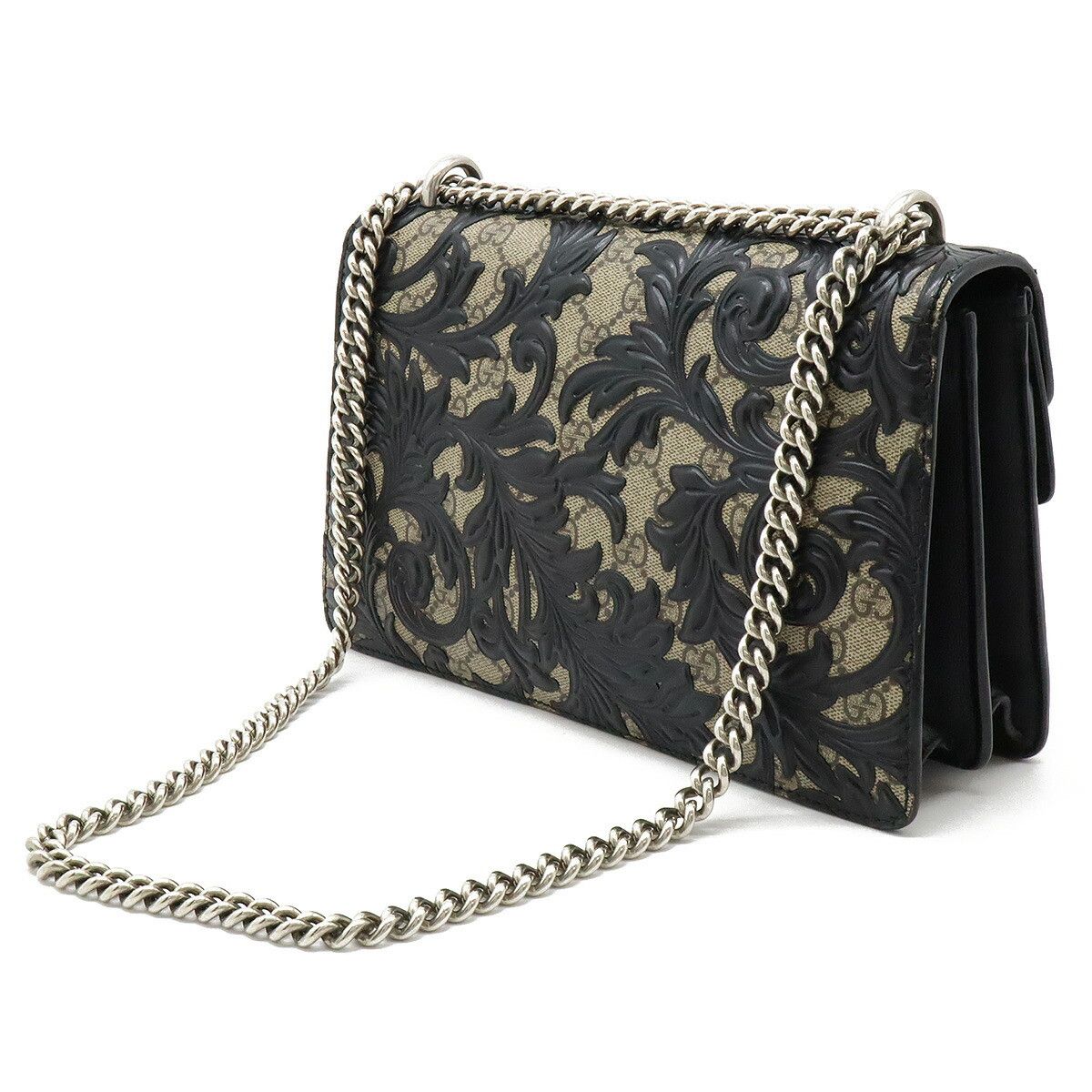 Gucci Gucci Gucci Dionysus Arabesque GG Supreme Chain Bag Canvas Crossbody Bag 400249 in Very Good Condition Size ONE SIZE - 2 Thumbnail