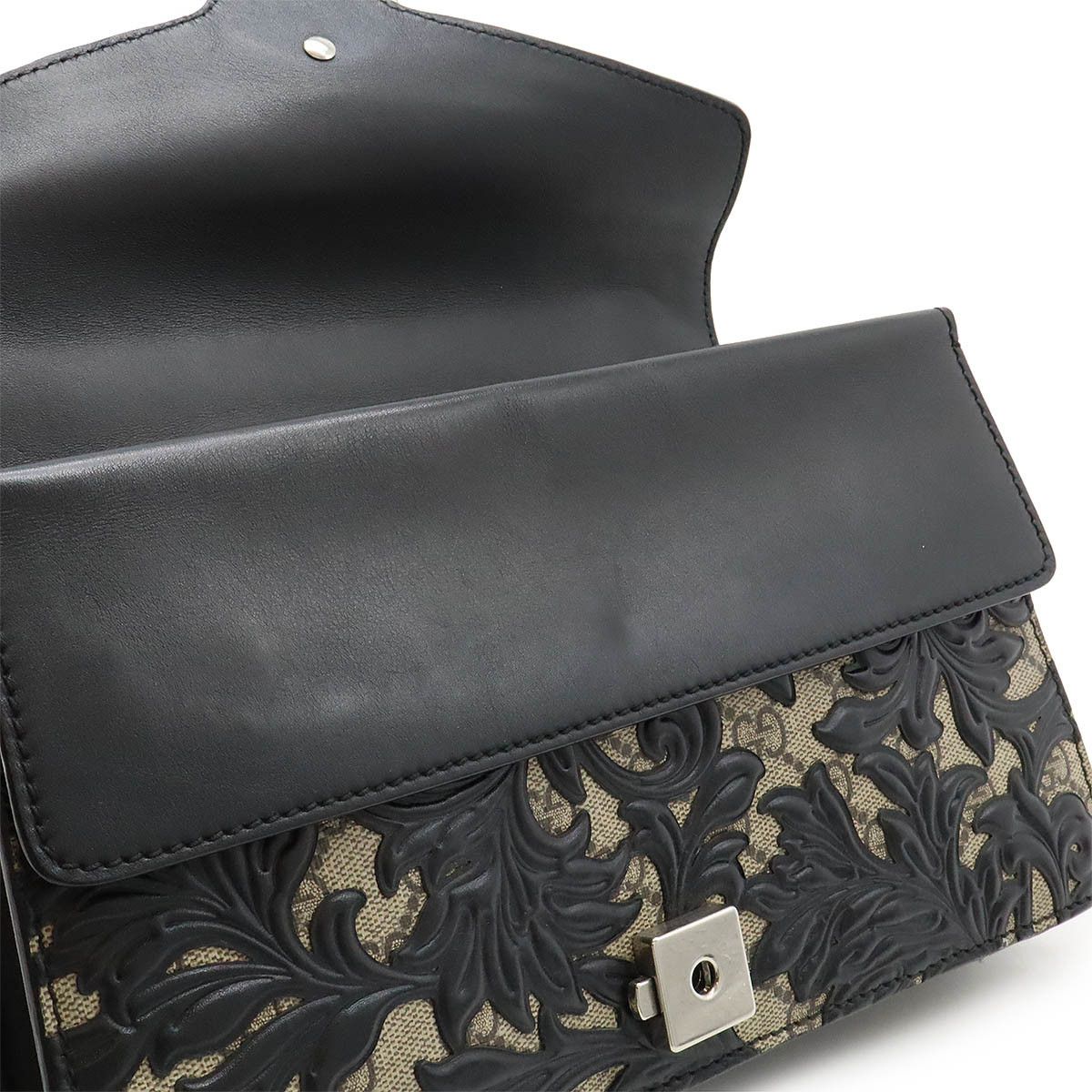 Gucci Gucci Gucci Dionysus Arabesque GG Supreme Chain Bag Canvas Crossbody Bag 400249 in Very Good Condition Size ONE SIZE - 7 Thumbnail