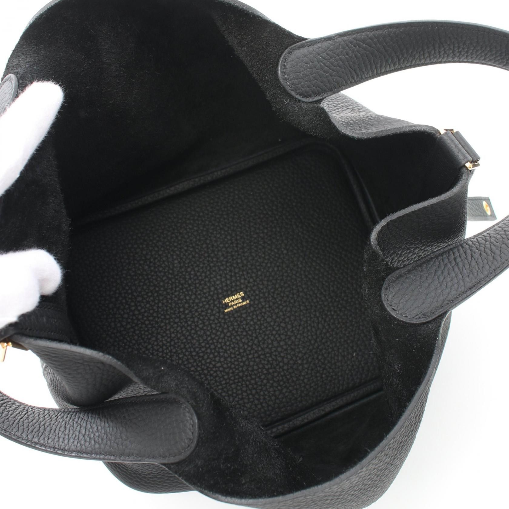 Hermes Hermes Picotin Lock MM Leather Handbag WAM004UH in Great Condition Size ONE SIZE - 3 Thumbnail