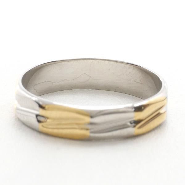 Celine Celine Celine PT850 K18YG Platinum Yellow Gold Ring Metal Ring Size ONE SIZE - 4 Thumbnail