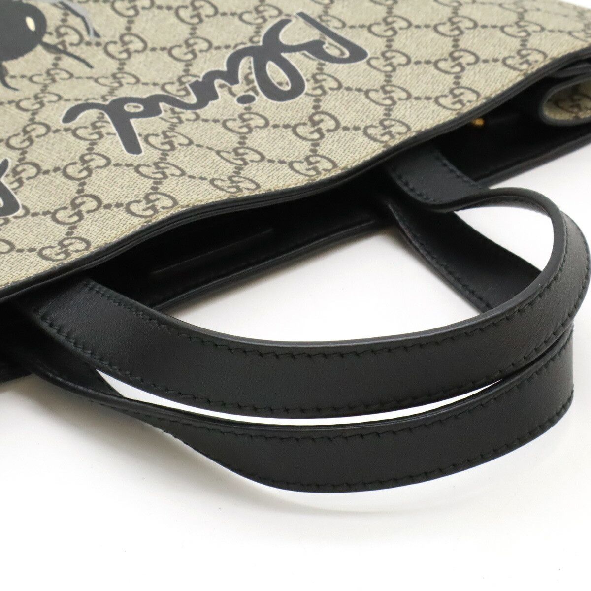 Gucci Gucci GG Supreme Bee 2way bag 450950 Leather Shoulder Bag 450950