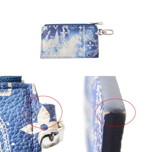 Louis Vuitton Louis Vuitton Louis Vuitton Gaston Wearable Wallet Blue Canvas Shoulder Bag M81431 in Great Condition Size ONE SIZE - 4 Thumbnail
