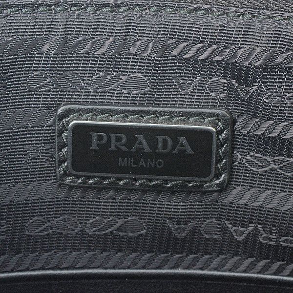 Prada Prada Prada Saffiano Banana Print Clutch Bag Leather Clutch Bag 72517 in Great Condition Size ONE SIZE - 7 Thumbnail