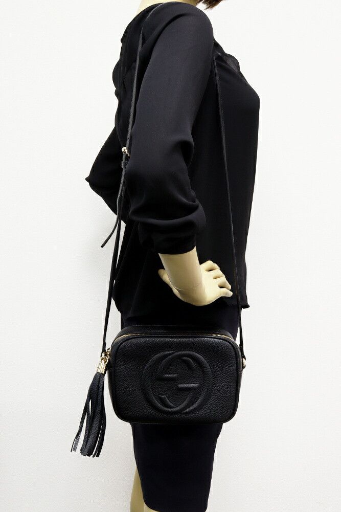 Gucci Gucci Gucci Soho Disco Camera Bag Black Leather Crossbody Bag 308364 in Pristine Condition Size ONE SIZE - 2 Thumbnail