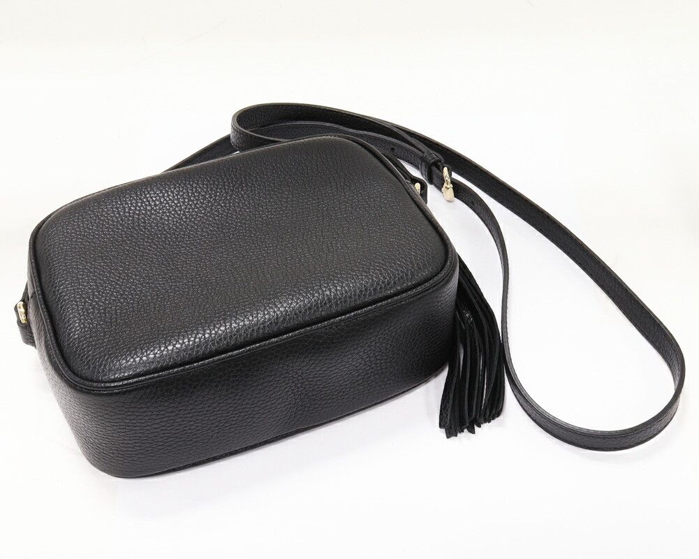 Gucci Gucci Gucci Soho Disco Camera Bag Black Leather Crossbody Bag 308364 in Pristine Condition Size ONE SIZE - 3 Thumbnail