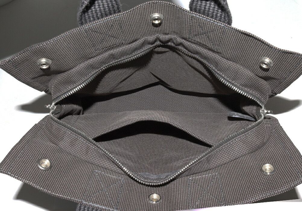 Hermes Hermes Hermes Canvas Herline Tote PM Gray Canvas Tote Bag 2403197 in Great Condition Size ONE SIZE - 5 Thumbnail