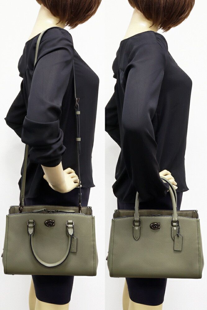 Coach Coach Calf Leather Handbag Shoulder Bag CF732 Leather Handbag CF732 in Great Condition