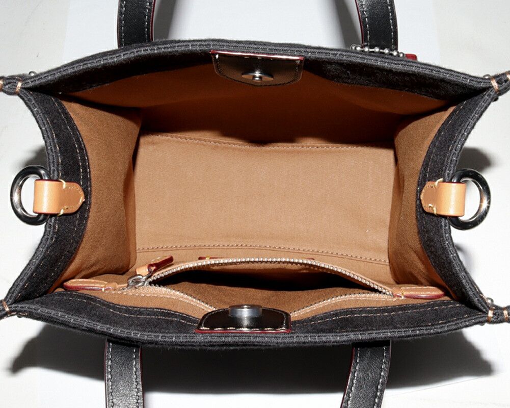 Coach Coach Coach Canvas Tote Bag Black 2WAY CG091 Canvas Tote Bag CG091 in Great Condition Size ONE SIZE - 5 Thumbnail