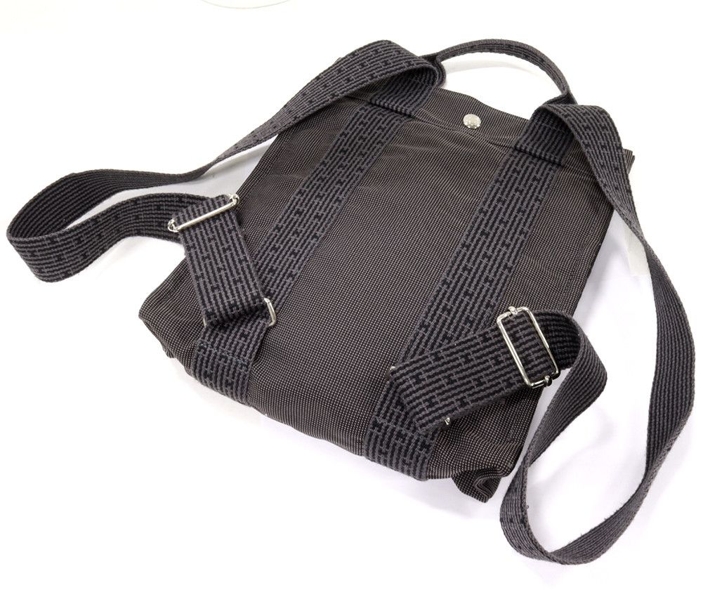 Hermes Hermes Hermes Canvas Backpack Grey Canvas Backpack 2403196 in Great Condition Size ONE SIZE - 3 Thumbnail