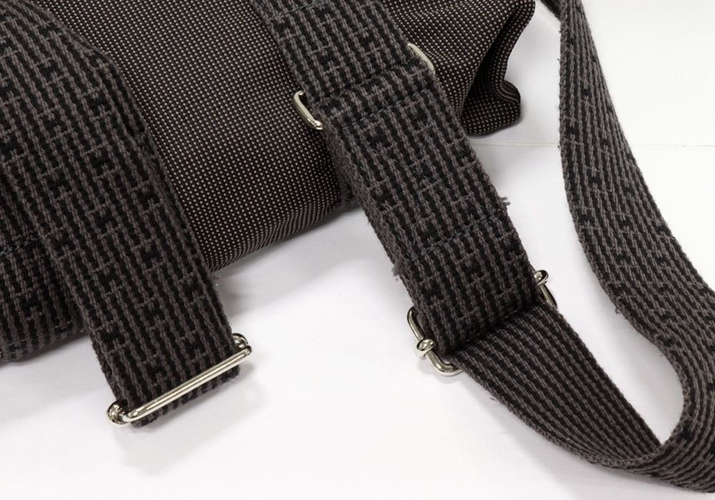 Hermes Hermes Hermes Canvas Backpack Grey Canvas Backpack 2403196 in Great Condition Size ONE SIZE - 5 Thumbnail