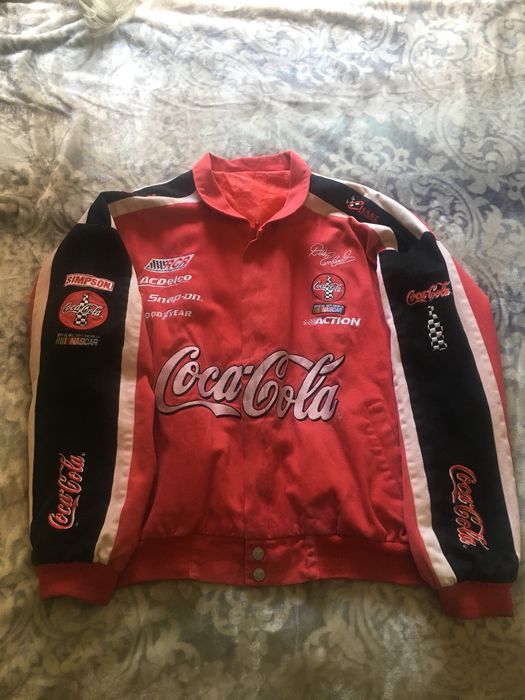 Vintage JH Designs Coca Cola Racing outlet Family Nascar Jacket