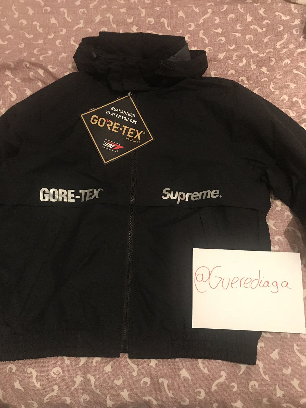 ジャケット・アウター Supreme GORE-TEX COURT JACKET BLACK M Supreme GORE-TEX Court Jacket Black Men's - FW18 - US