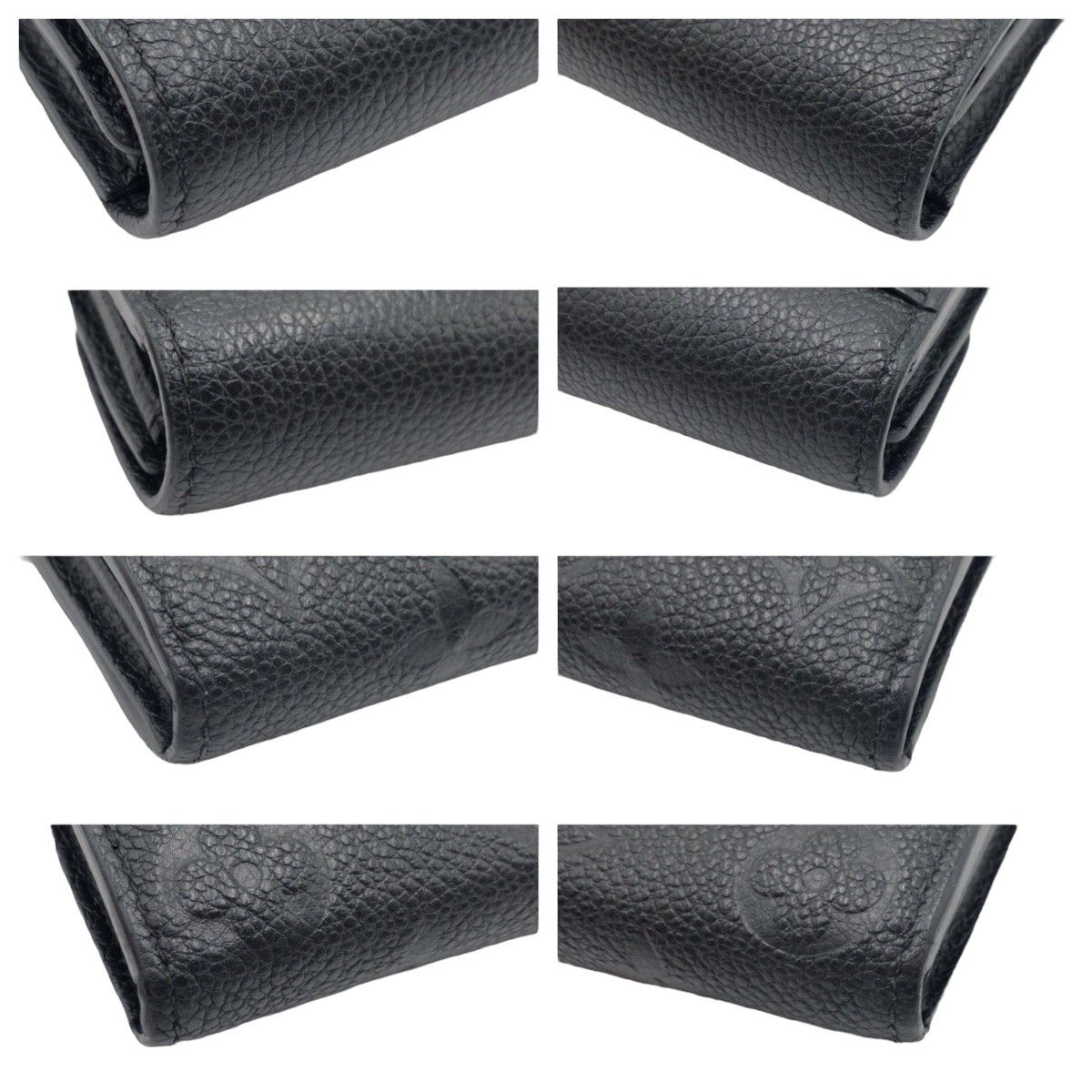 Louis Vuitton Louis Vuitton Louis Vuitton Monogram Empreinte Long Wallet Black Canvas Long Wallet M61182 in Very Good Condition Size ONE SIZE - 3 Thumbnail