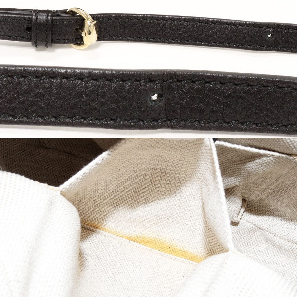 Gucci Gucci Gucci Soho Disco Calf Shoulder Bag Black Leather Crossbody Bag 308364 in Great Condition Size ONE SIZE - 5 Thumbnail