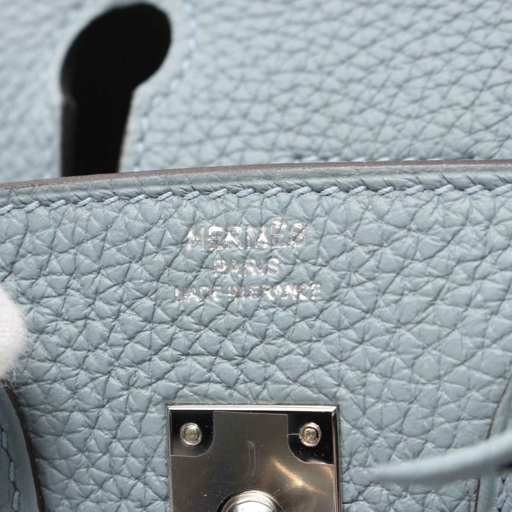 Hermes Hermes Birkin 25 Leather Handbag in Great Condition Size ONE SIZE - 4 Thumbnail