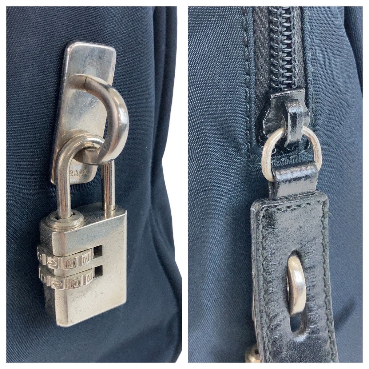Prada Prada Prada Nylon Tessuto Logo Tote Bag Canvas Tote Bag 408648 in Very Good Condition Size ONE SIZE - 8 Thumbnail