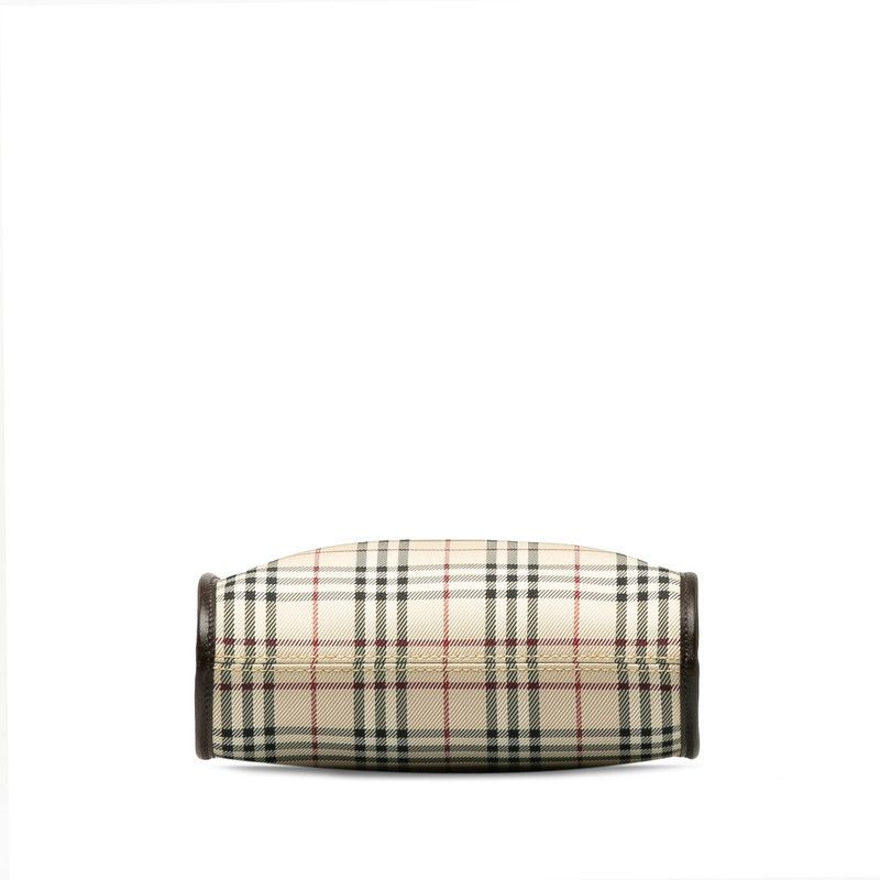 Burberry Burberry Burberry Nova Check Canvas Leather Shoulder Bag Canvas Crossbody Bag in Very Good Condition Size ONE SIZE - 4 Thumbnail