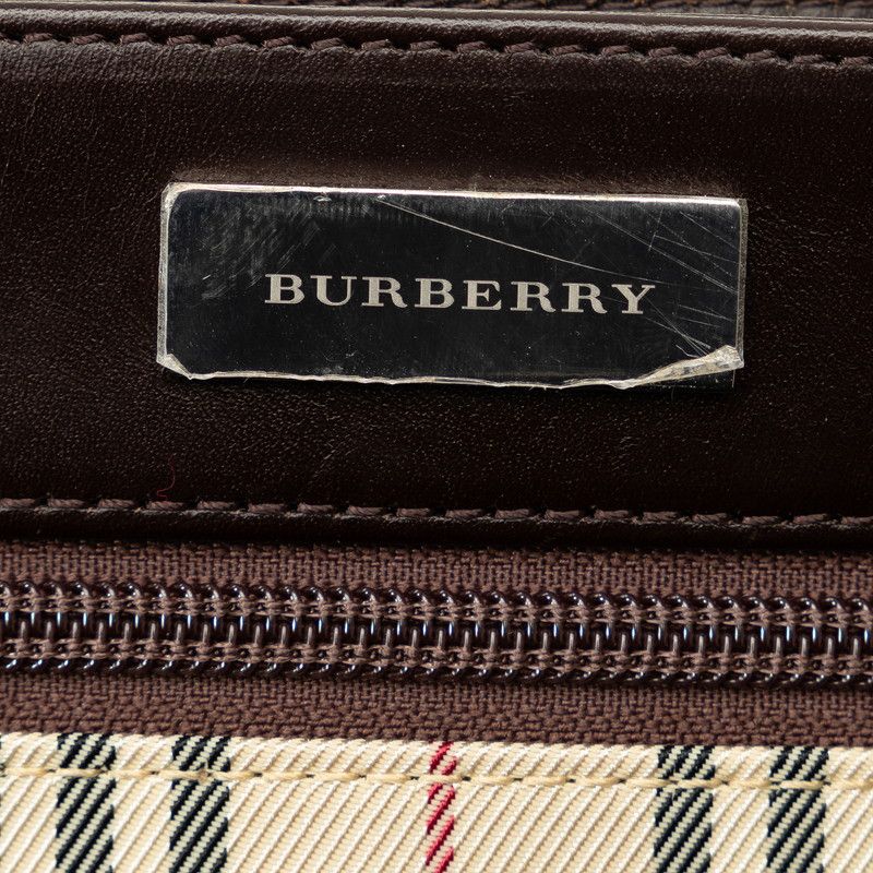 Burberry Burberry Burberry Nova Check Canvas Leather Shoulder Bag Canvas Crossbody Bag in Very Good Condition Size ONE SIZE - 7 Thumbnail