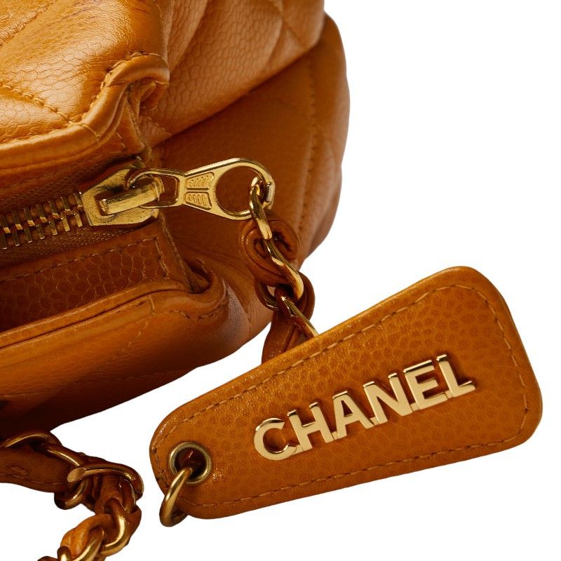 Chanel Chanel Chanel Caviar Skin Gold Chain Shoulder Tote Leather Tote Bag in Very Good Condition Size ONE SIZE - 6 Thumbnail