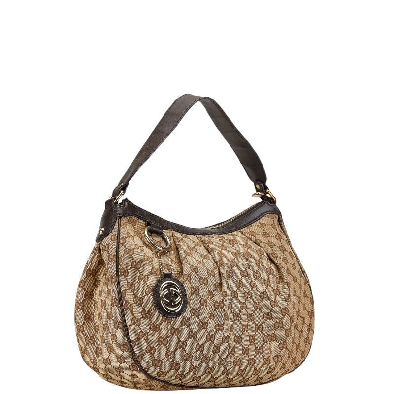 Gucci Gucci Gucci Canvas Leather Shoulder Bag 232955 Canvas Shoulder Bag 232955 in Very Good Condition Size ONE SIZE - 2 Thumbnail
