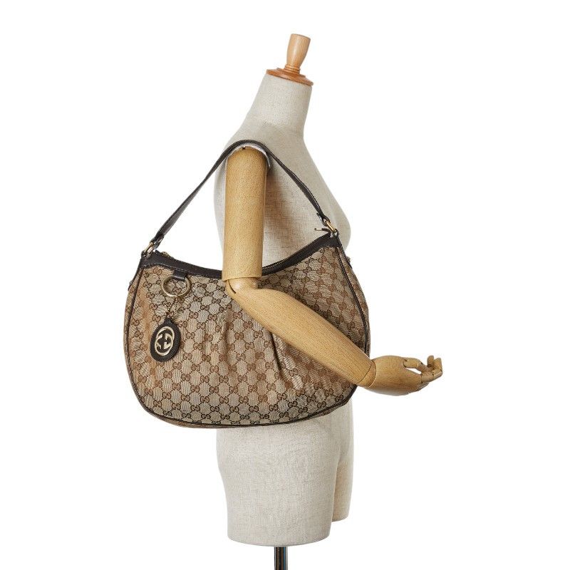 Gucci Gucci Gucci Canvas Leather Shoulder Bag 232955 Canvas Shoulder Bag 232955 in Very Good Condition Size ONE SIZE - 12 Thumbnail