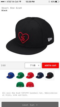 Supreme New Era Heart | Grailed