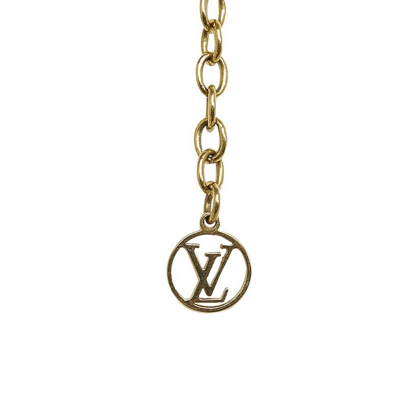 Louis Vuitton Louis Vuitton Louis Vuitton Essential V Necklace Gold M61083 Metal Necklace M61083 in Very Good Condition Size ONE SIZE - 4 Thumbnail