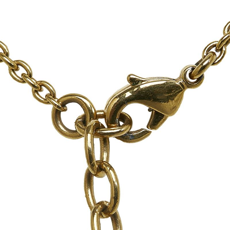 Louis Vuitton Louis Vuitton Louis Vuitton Essential V Necklace Gold M61083 Metal Necklace M61083 in Very Good Condition Size ONE SIZE - 3 Thumbnail