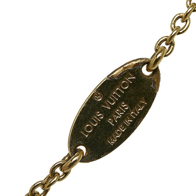 Louis Vuitton Louis Vuitton Louis Vuitton Essential V Necklace Gold M61083 Metal Necklace M61083 in Very Good Condition Size ONE SIZE - 5 Thumbnail